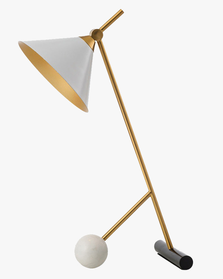 WOMO Unique Cone Articulating Marble Desk Lamp-WM8031