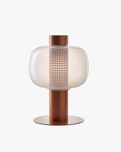 WOMO Beautiful Cylinder Glass Table Lamp-WM8032