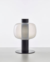 WOMO Beautiful Cylinder Glass Table Lamp-WM8032