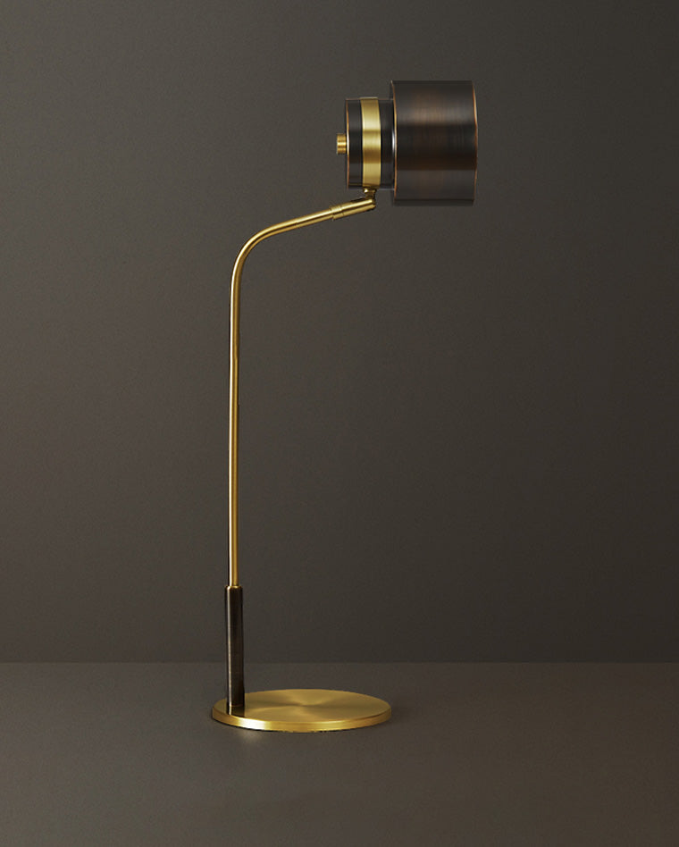 WOMO Elegant Arc Brass Reading Desk Lamp-WM8035