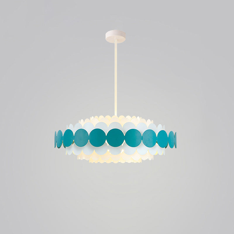WOMO Scandi Scalloped Round Chandelier-WM2140