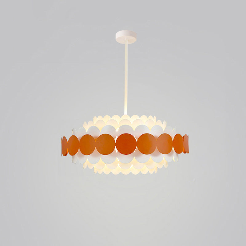 WOMO Scandi Scalloped Round Chandelier-WM2140