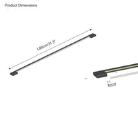 WOMO Long Linear Stairwell Wall Sconce-WM6018