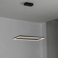 WOMO Tiered Rectangular LED Chandelier-WM2120
