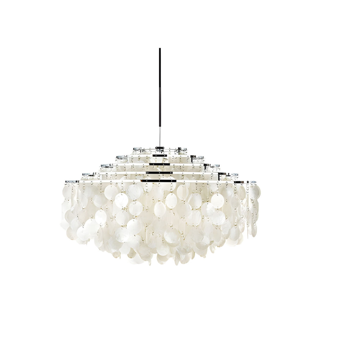 WOMO Art Deco Seashell Cone Chandelier-WM3223