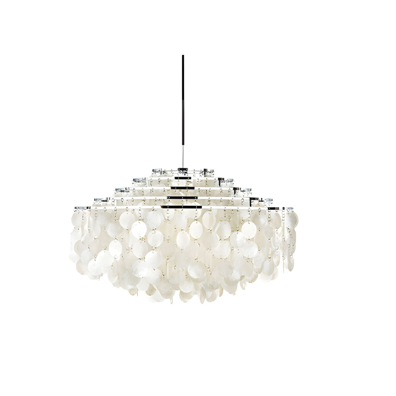 WOMO Art Deco Seashell Cone Chandelier-WM3223