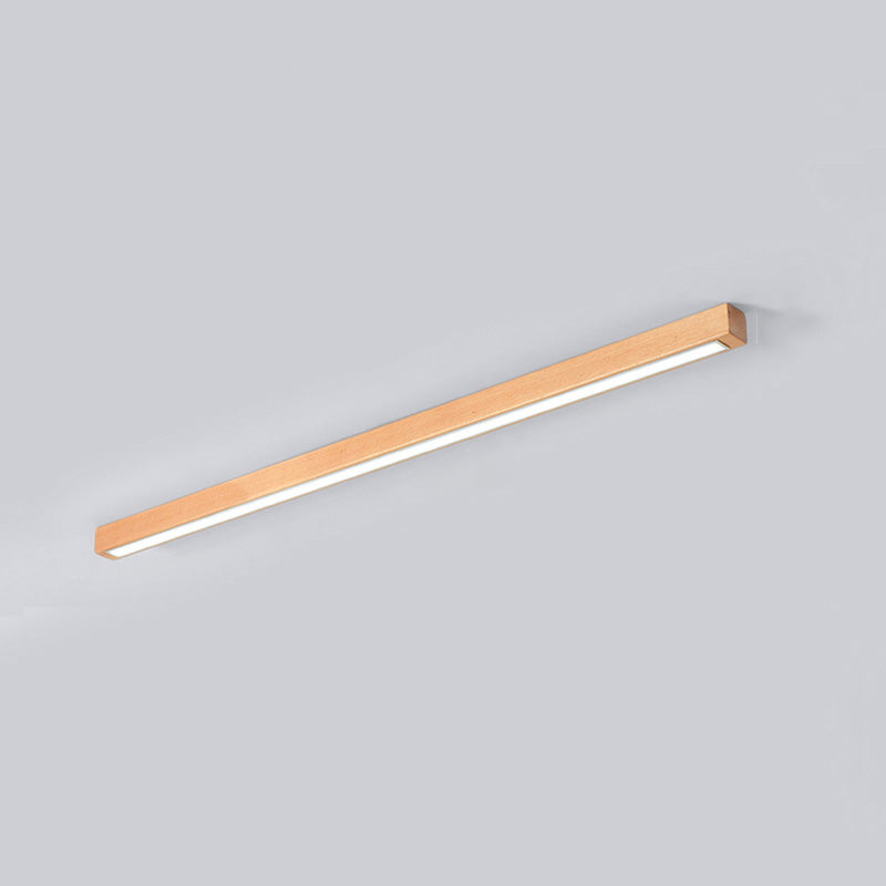 WOMO Long Linear Wood Ceiling Light-WM1012