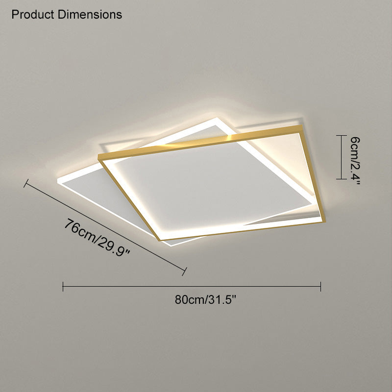 WOMO Flat Square Ceiling Light-WM1011