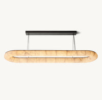 WOMO Lisse Linear Alabaster Chandelier - Rivage