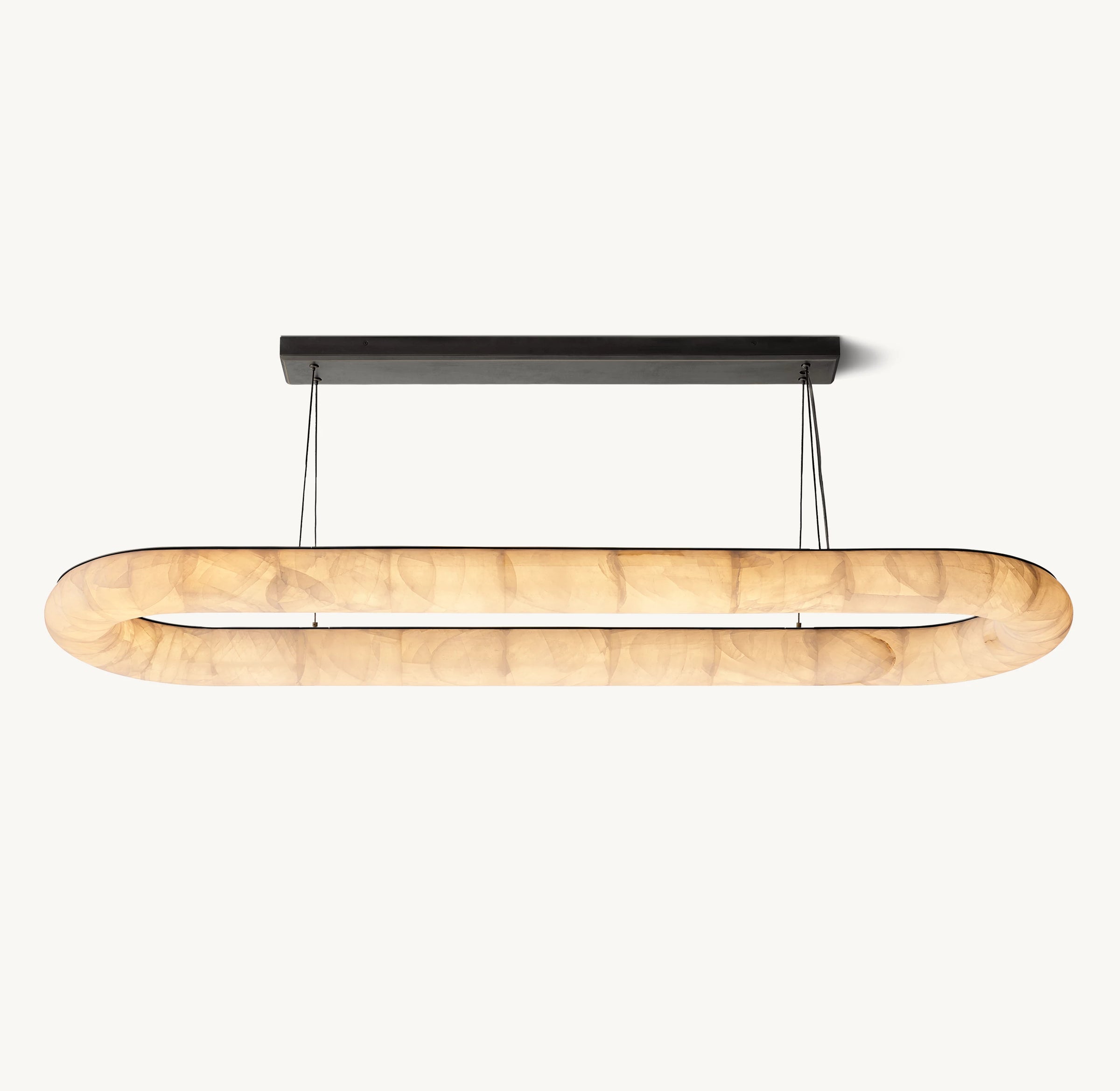 WOMO Lisse Linear Alabaster Chandelier - Rivage