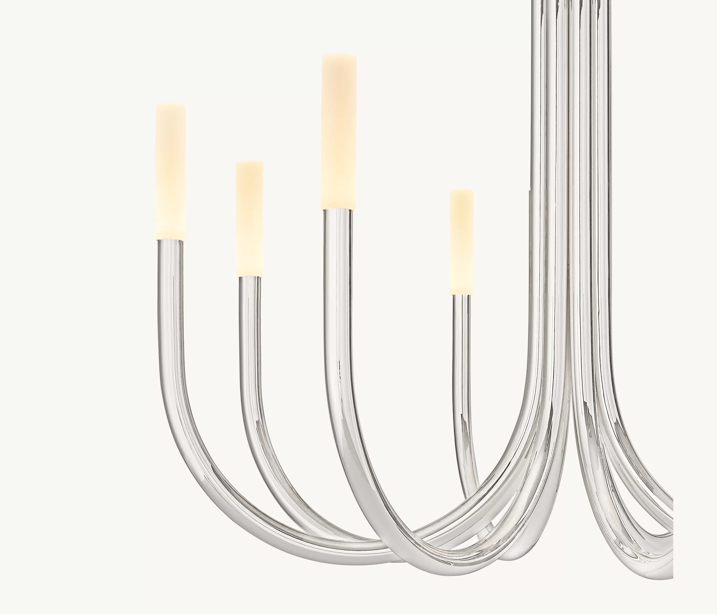 WOMO Candlestick Swoop Arm Chandelier - Rousseau
