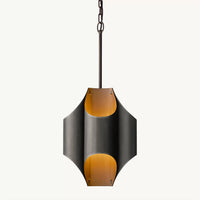 WOMO 15 Inch Mid Century Modern Brass Chandelier - Cathedral