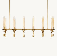 WOMO Candle Linear Chandelier - Fontanelle