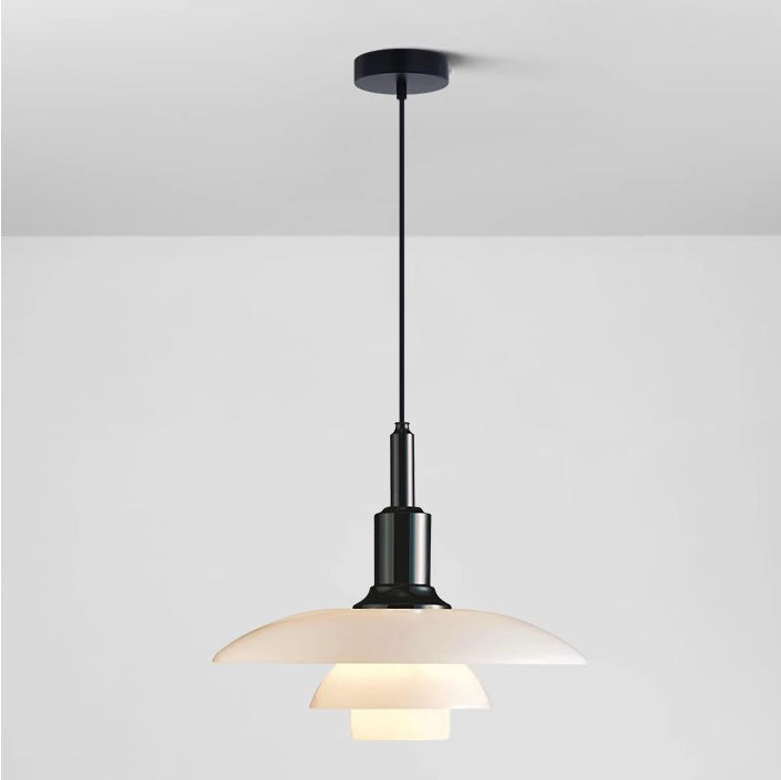 WOMO Danish Designer Milk Glass Pendant Lamp-WM2116