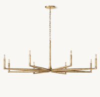 WOMO Forged Candlestick Chandelier - Thaddeus