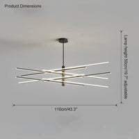 WOMO Adjustable Linear Led Chandelier-WM2026
