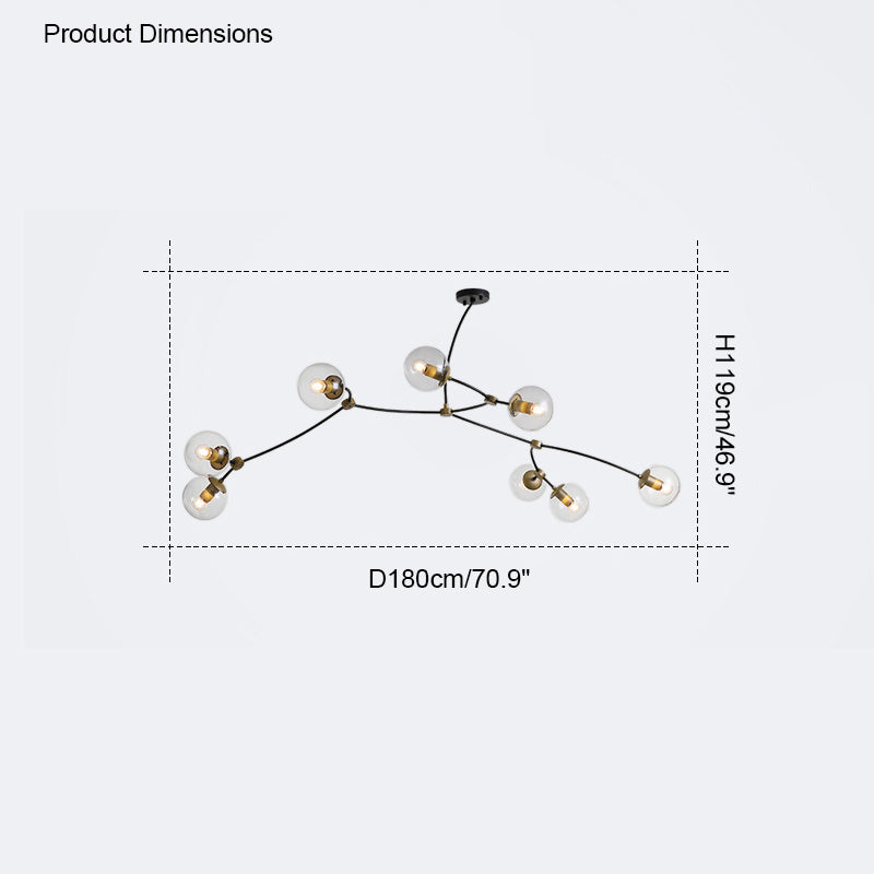 WOMO Branching Bubble Chandelier-WM2141