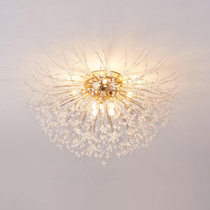 WOMO Dandelion Crystal Flower Ceiling Light-WM1014