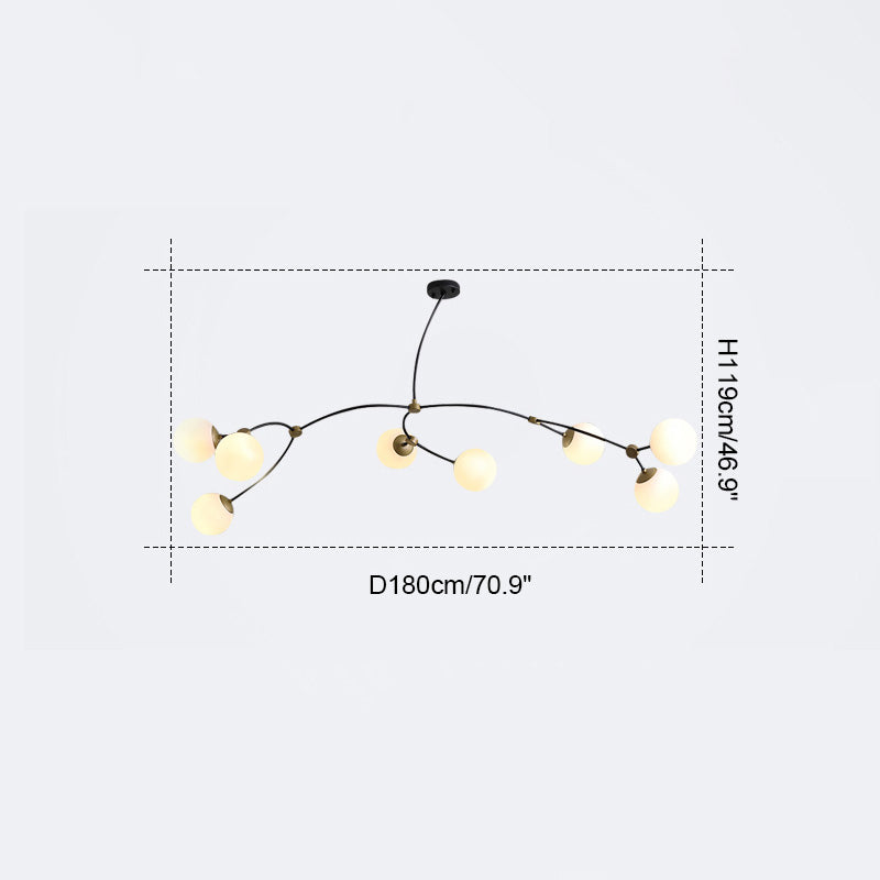 WOMO Branching Bubble Chandelier-WM2141