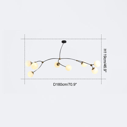 WOMO Branching Bubble Chandelier-WM2141