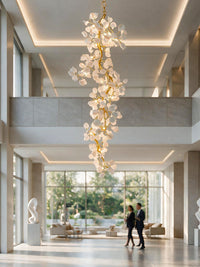 WOMO Ginkgo Staircase Chandelier-WM3355