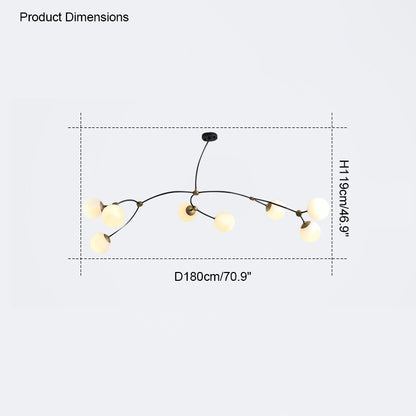 WOMO Branching Bubble Chandelier-WM2141