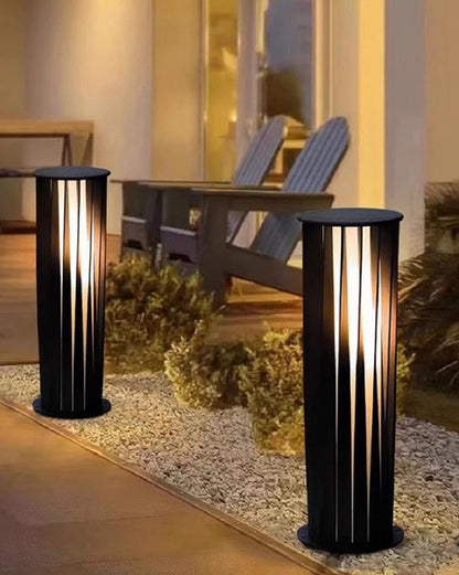 WOMO Decorative Solar Bollard Light-WM9179