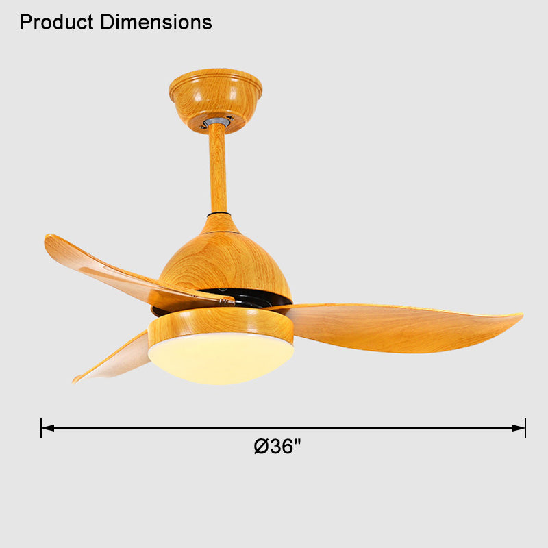 WOMO 3 Blade Scandi Ceiling Fan Lamp-WM5103