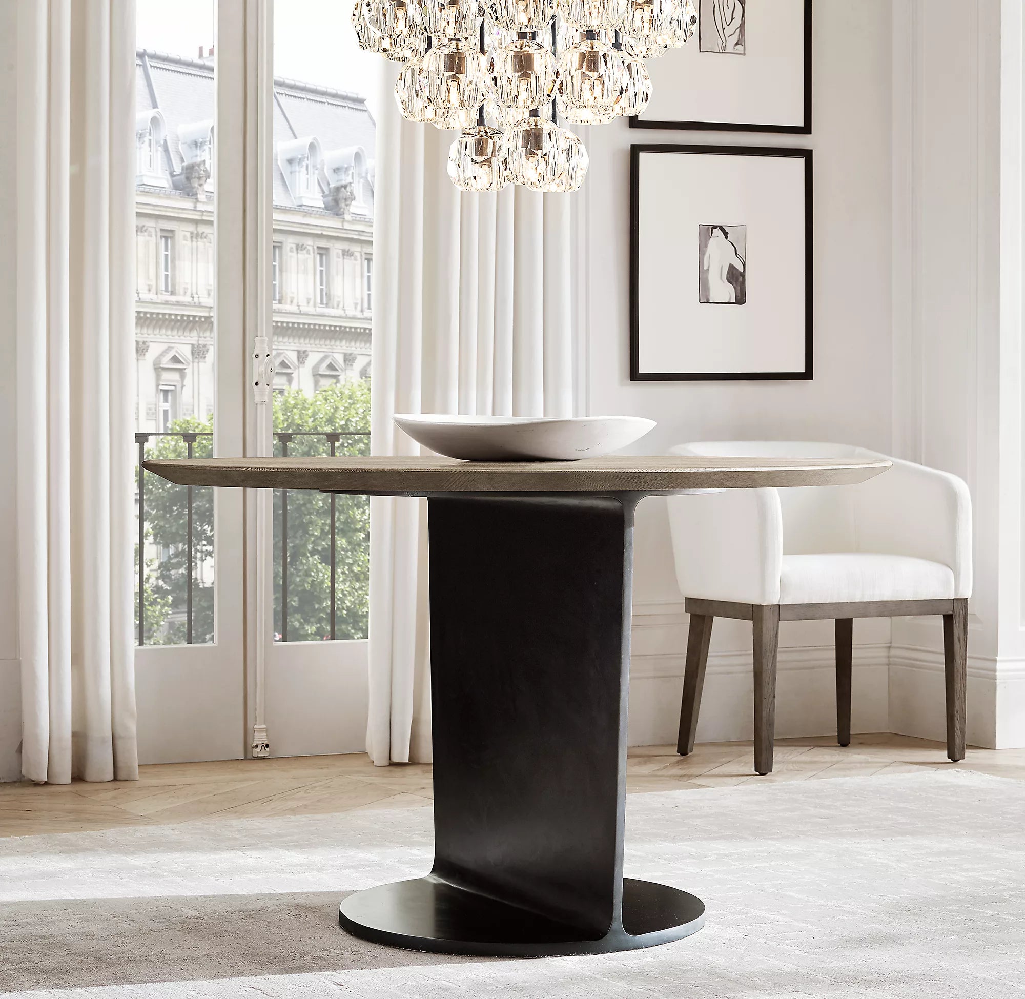 WOMO Crystal Cluster Chandelier – Boule