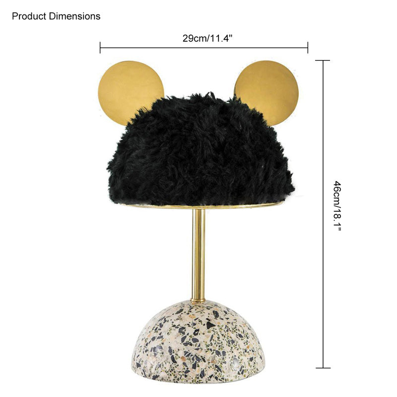 WOMO Cute Mickey/Minnie Terrazzo Table Lamp for Children-WM8017