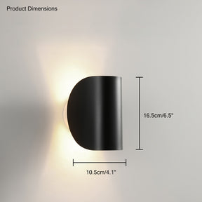 WOMO Adjustable Half Shade Wall Sconce-WM6013