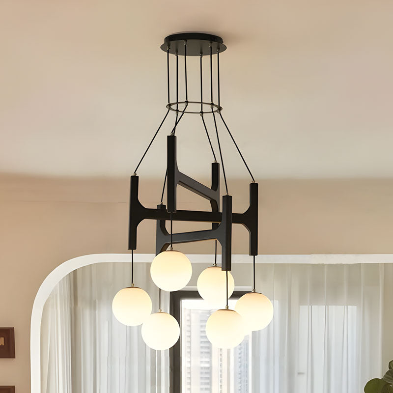 WOMO Wood Molecular Chandelier-WM3233