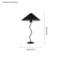 WOMO Wavy Pleated Table Lamp-WM8001