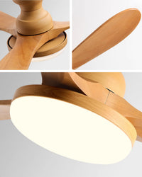 WOMO 3 Blade Low Profile Ceiling Fan Lamp - WM5230