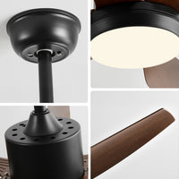 WOMO 6 Blade Large Ceiling Fan Lamp-WM5212