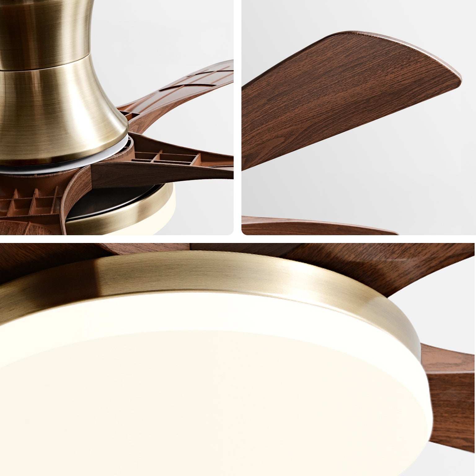 WOMO Low Profile Ceiling Fan Lamp - WM5183a