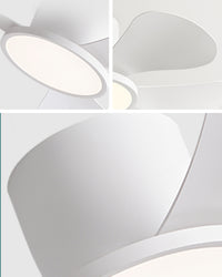 WOMO 30 Inch Low Profile Ceiling Fan Lamp-WM5205