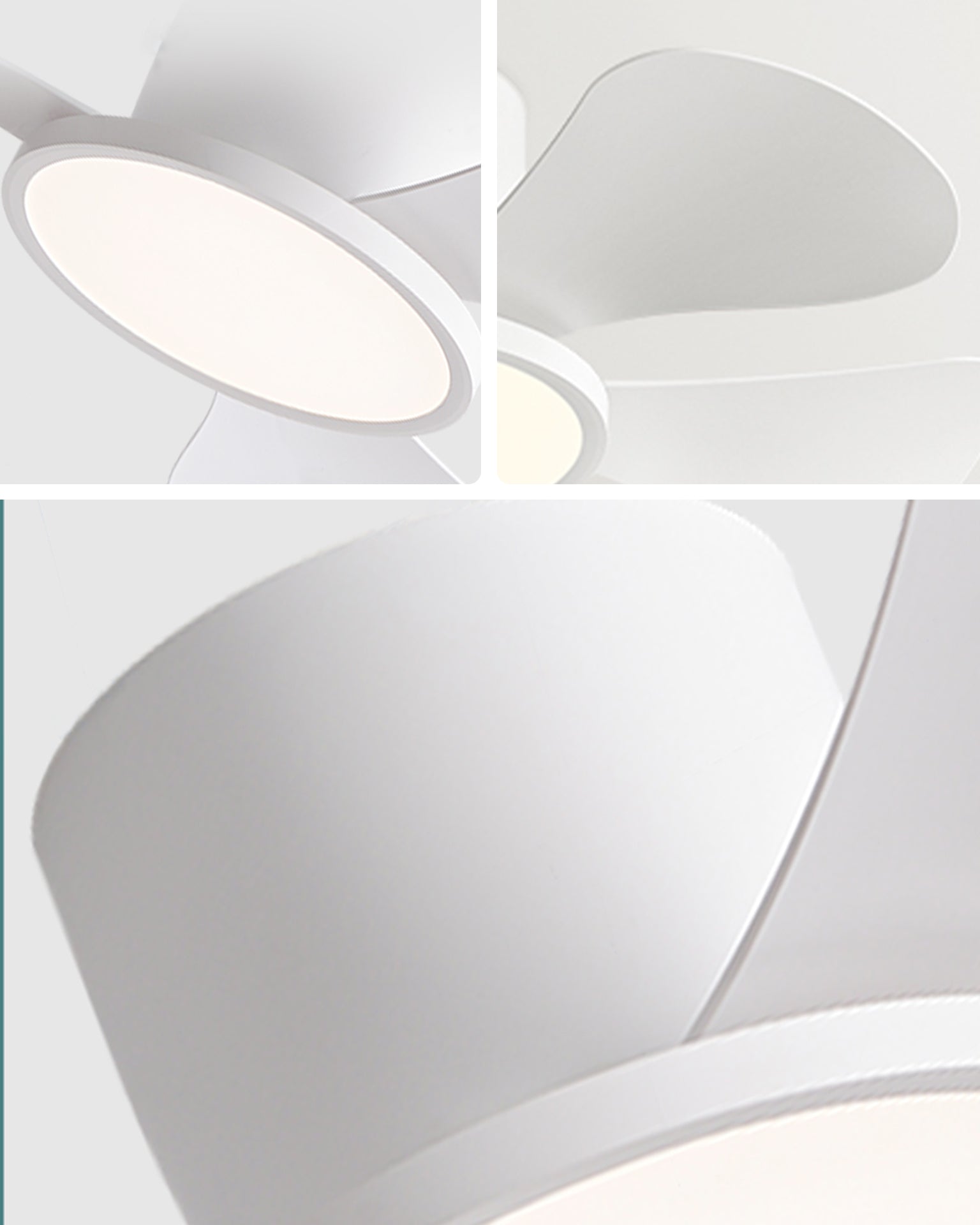 WOMO 30 Inch Low Profile Ceiling Fan Lamp-WM5205