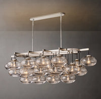 WOMO 72 inch Glass Bubble Oval Chandelier - Cabrette