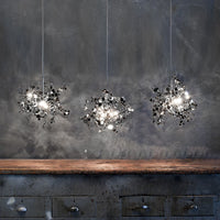 WOMO Argent/Gold Cloud Multi Pendant Chandelier-WM2042