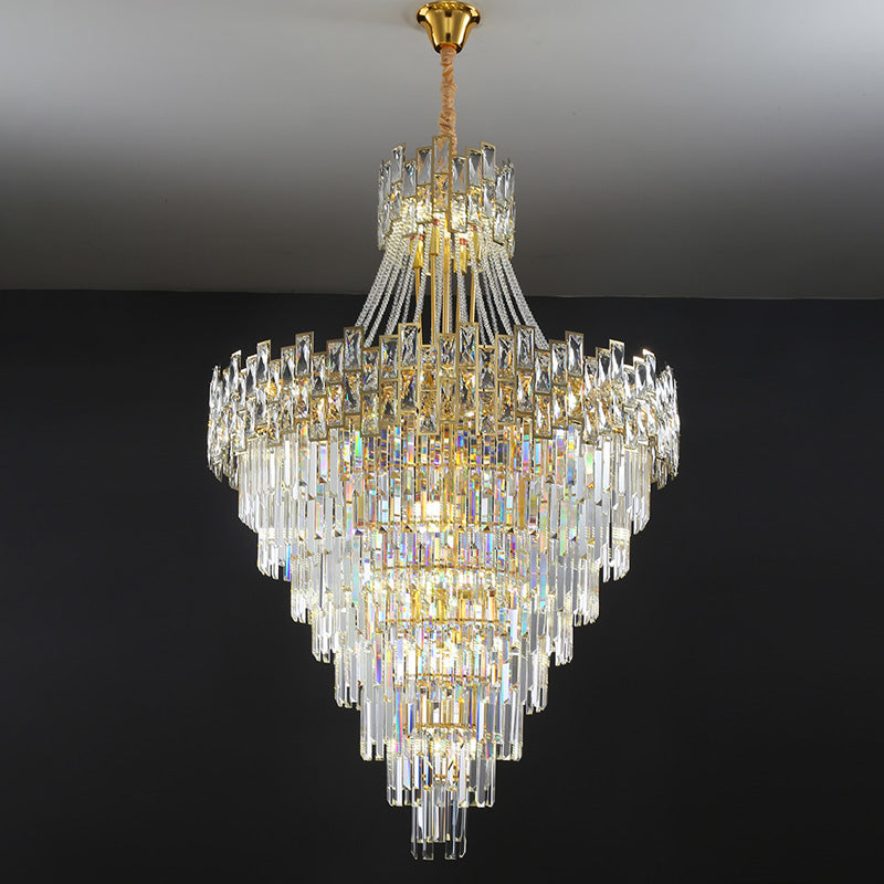 WOMO Massive Tiered Crystal Chandelier-WM2380