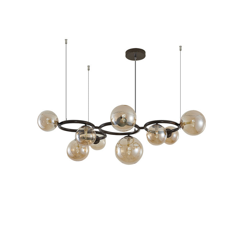 WOMO Colored Glass Ball Chandelier-WM2253