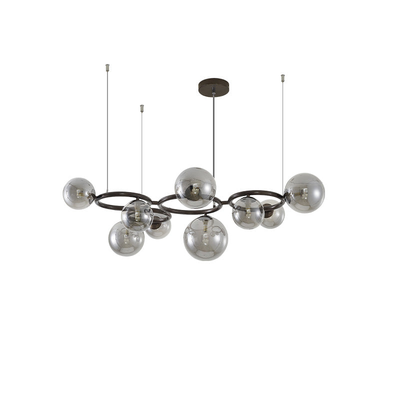 WOMO Colored Glass Ball Chandelier-WM2253