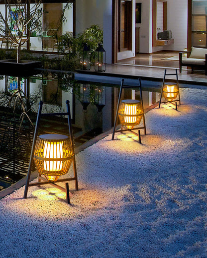 WOMO Solar Lantern Floor Light-WM9010