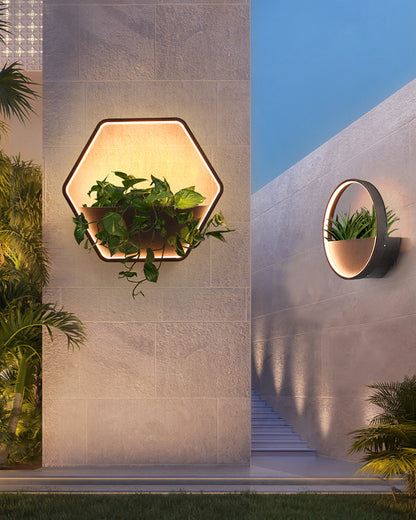 WOMO Outdoor Plant Wall Light-WM9013