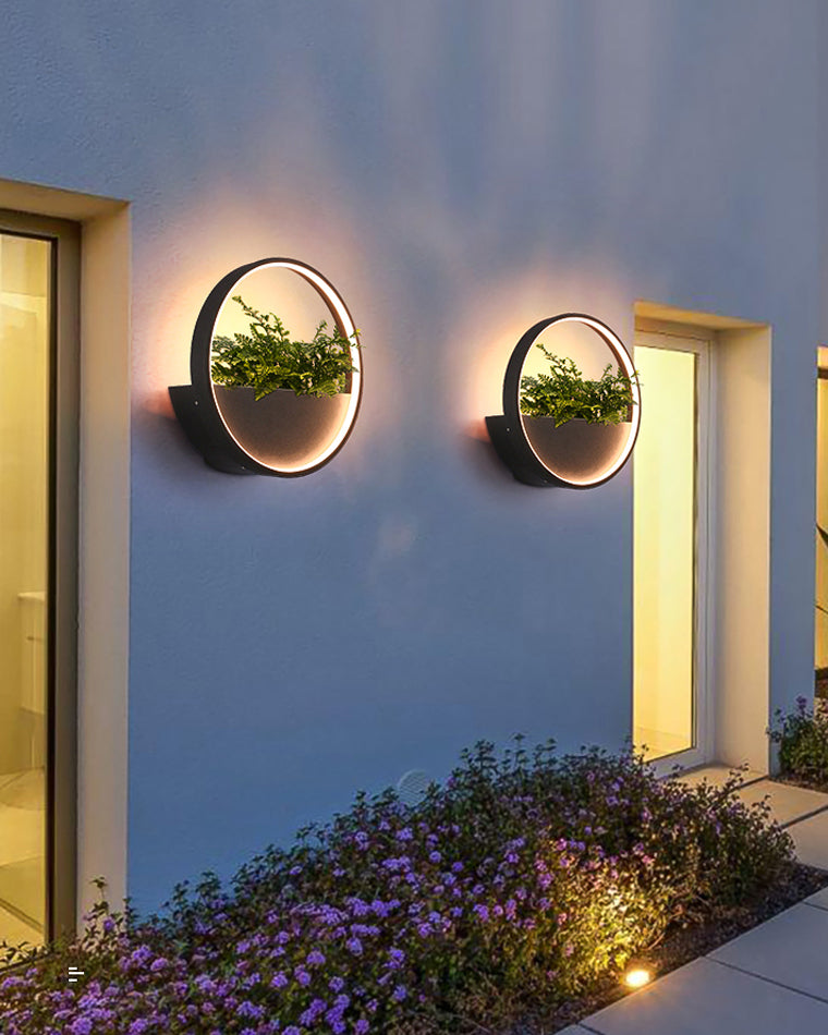 WOMO Outdoor Plant Wall Light-WM9013