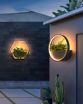 WOMO Outdoor Plant Wall Light-WM9013