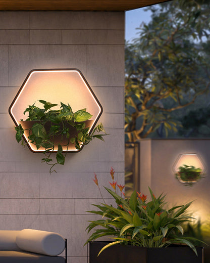 WOMO Outdoor Plant Wall Light-WM9013