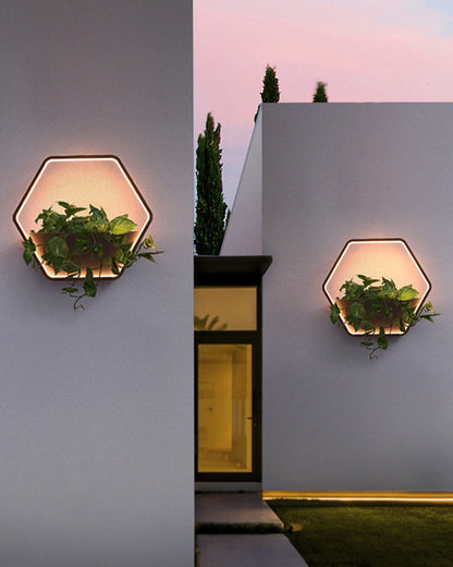 WOMO Outdoor Plant Wall Light-WM9013