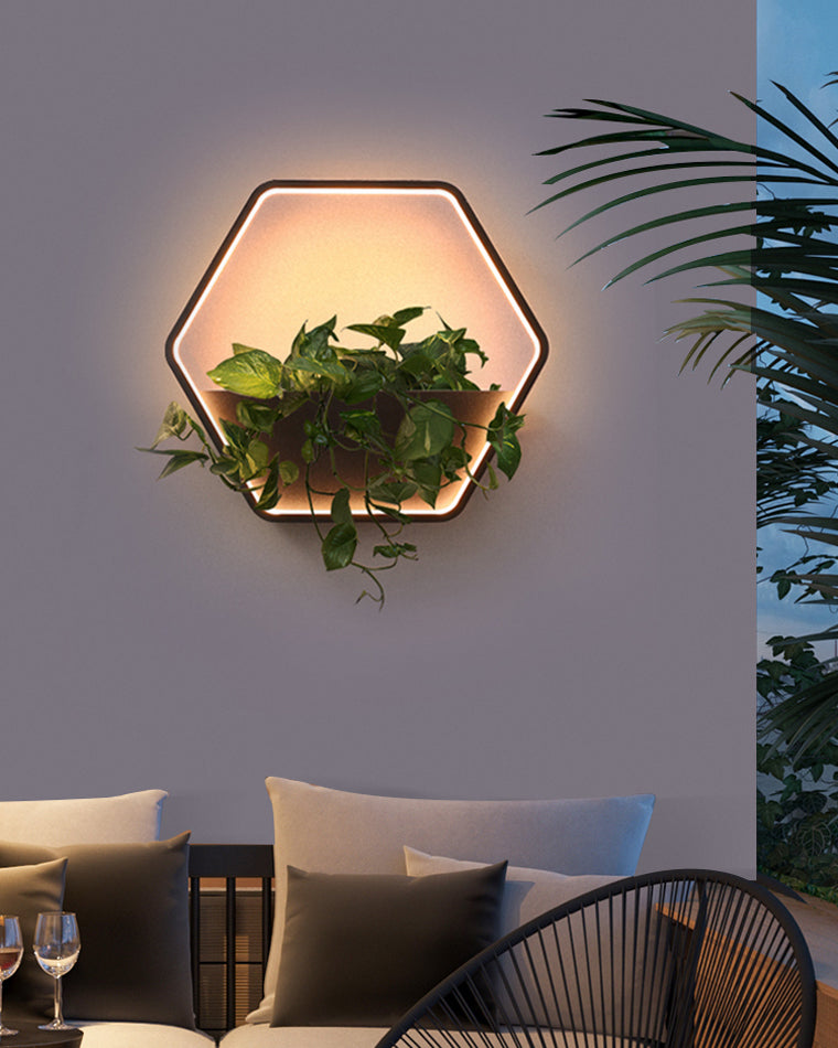 WOMO Outdoor Plant Wall Light-WM9013